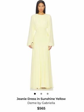 Jeanie yellow dress